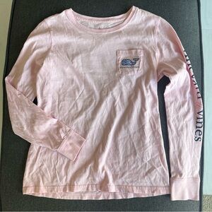 Vineyard Vines Pink Long Sleeve Shirt